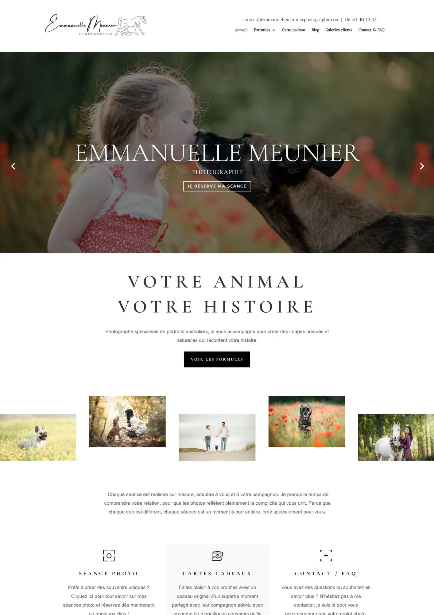  Exemple de site internet de photographe agence wiirnak beauvais 