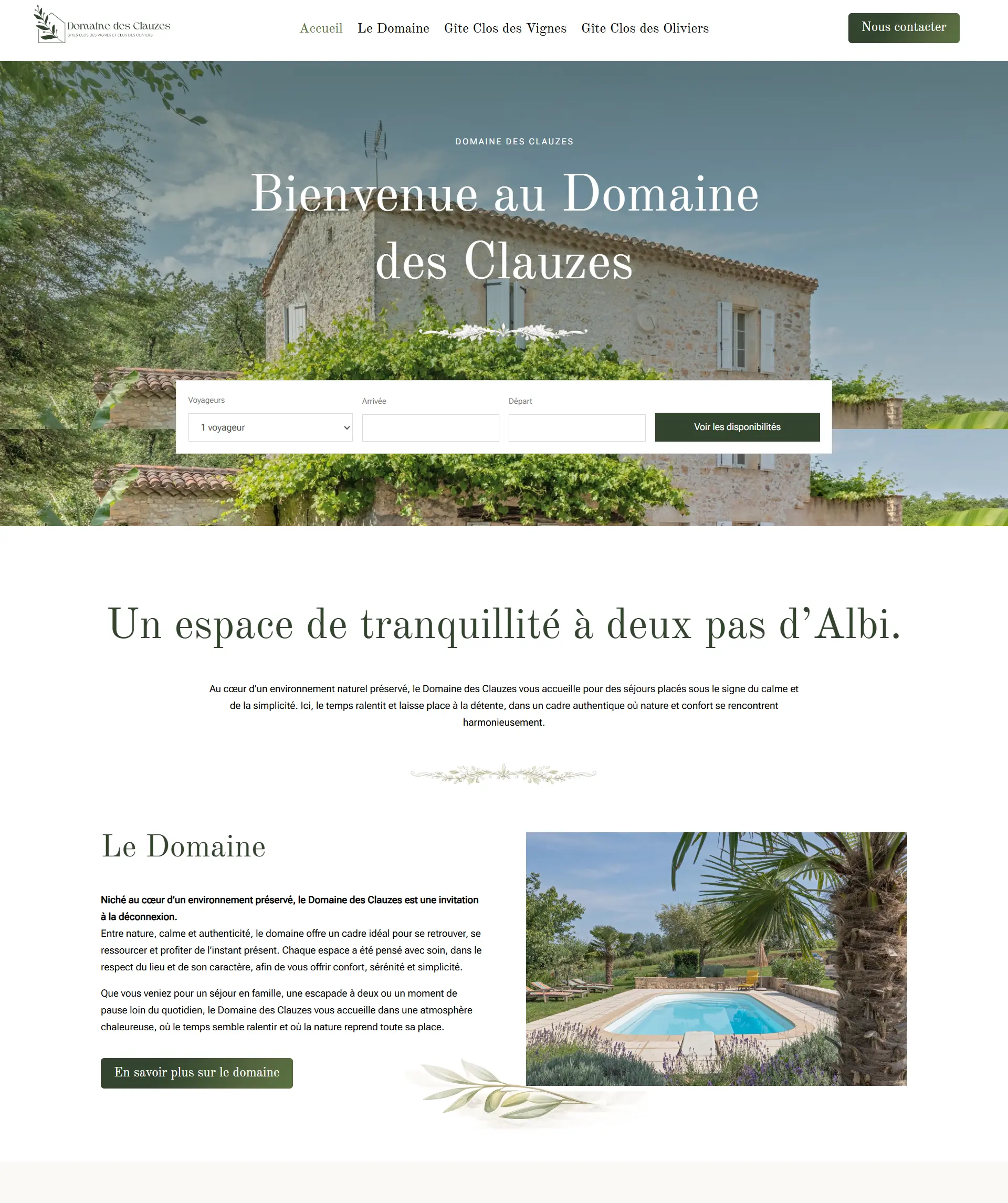 Création de site internet pour gîtes; site internet pour hotel