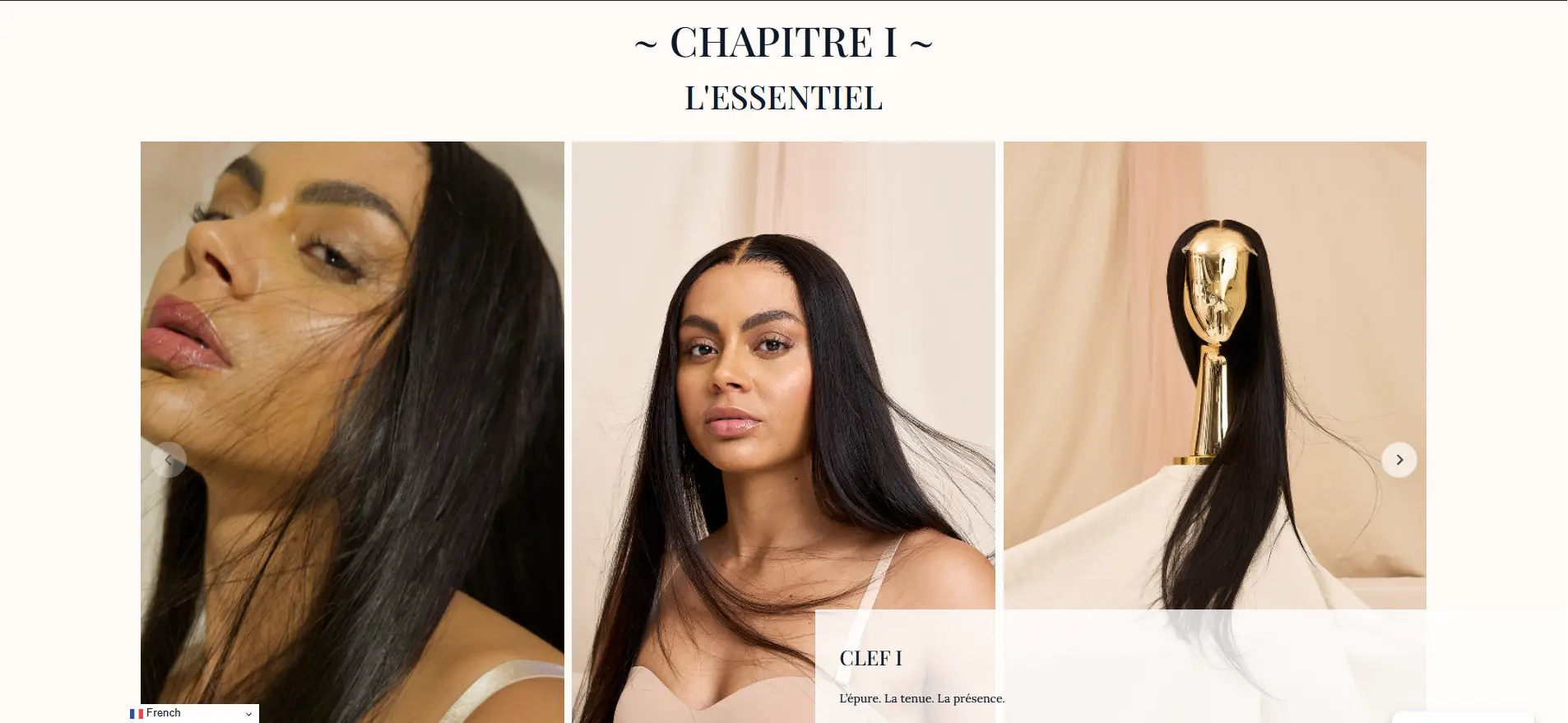 Création de site ecommerce de vente de perruques