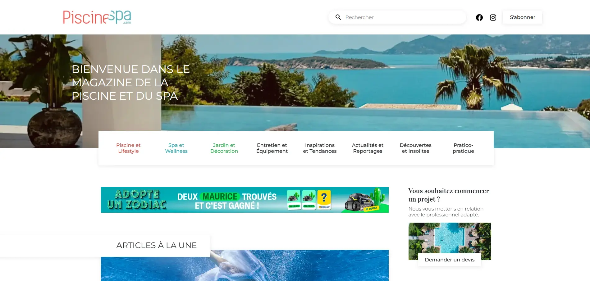 Rédaction web SEO pour PiscineSpa